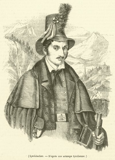 Speckbacher (gravure) - French School