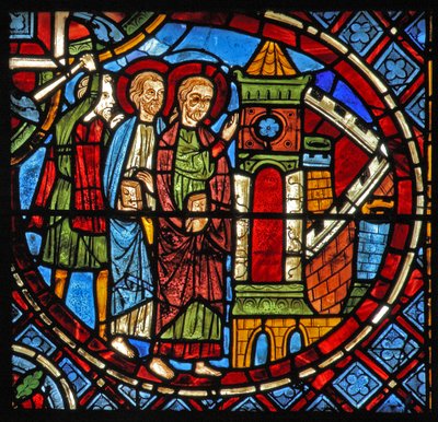 Saints Simon et Jude sont conduits en prison par un gardien - French School