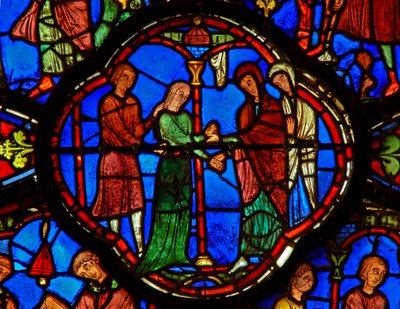 Saint Antoine : donne sa sœur à deux nonnes - French School