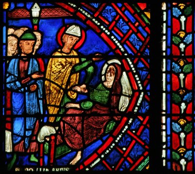 Saint Apollinaire : guérit la femme du tribun - French School