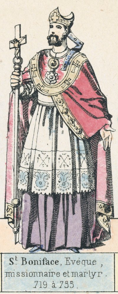 Saint Boniface, évêque, missionnaire et martyr, 719 à 735 - French School