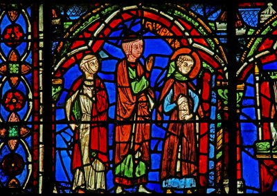 Vitrail de Saint Chéron : va à l