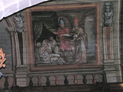 Saint Cornély accomplissant un miracle - French School
