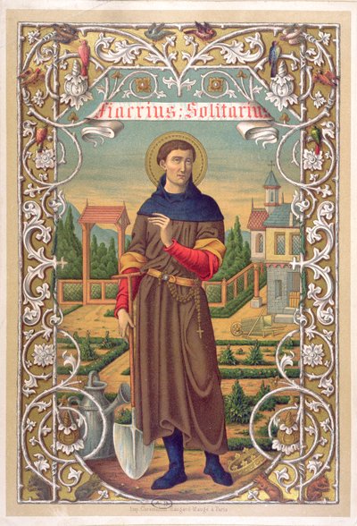Saint Fiacre (d.670) - French School