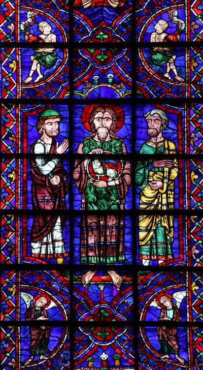 Saint Jean-Baptiste avec Agnus Dei - French School