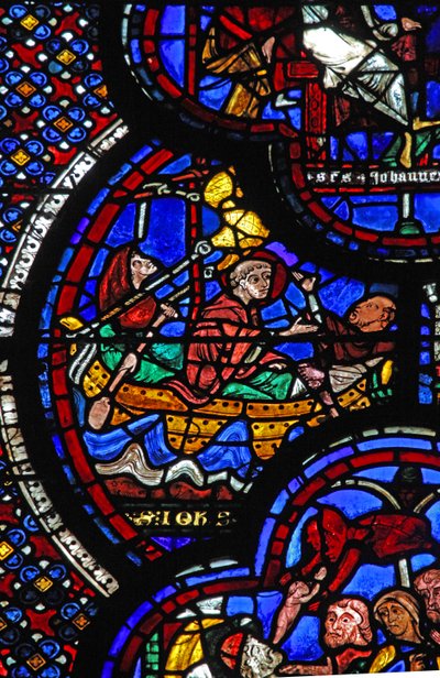 Fenêtre de Saint Jean : banni à Patmos et écrit l