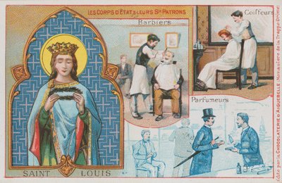 Saint Louis, barbiers, coiffeurs et parfumeurs - French School
