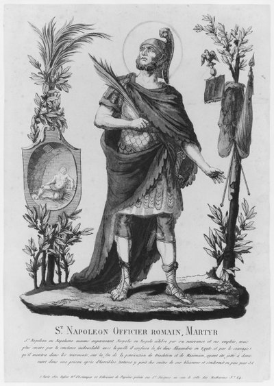 Saint Napoléon, officier romain et martyr - French School