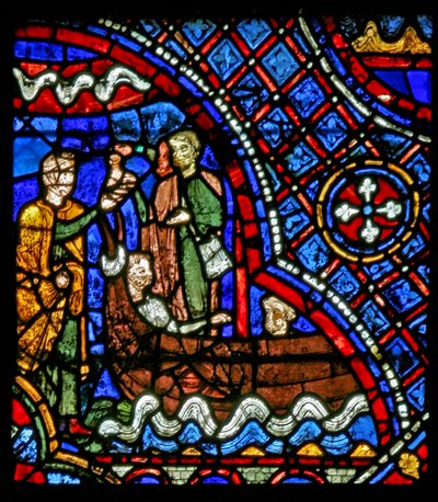 Saint Nicolas : un démon donne une potion aux voyageurs - French School