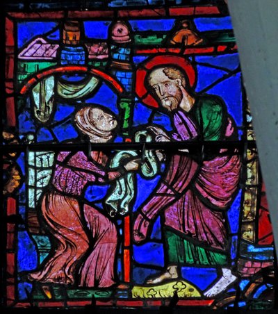 Saint Paul rend à Plautilla le voile - French School