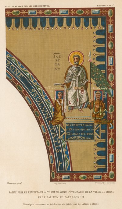 Saint Pierre envoyant à Charlemagne l