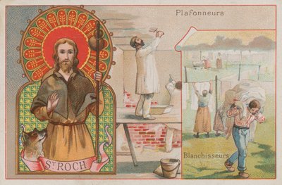 Saint Roch, plâtriers et blanchisseurs - French School