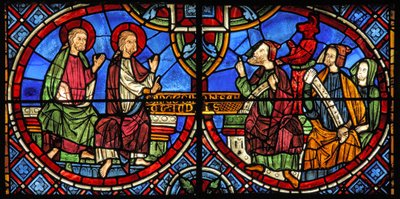 Saint Simon et Saint Jude avec des magiciens persans - French School