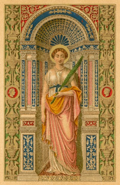 Sainte Agathe, Vierge et Martyre - French School