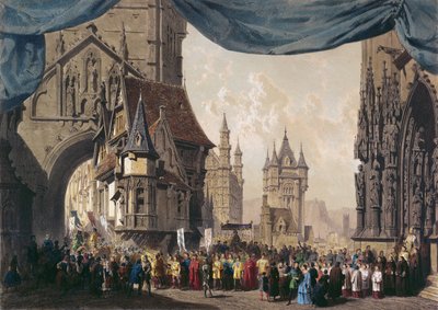 Décor de scène pour l