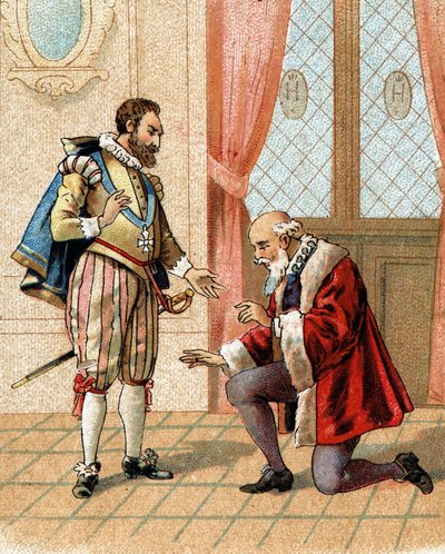Lève-toi, mon ami, tes ennemis diront que je te pardonne, dit le roi Henri IV à Maximilien de Béthune (duc de Sully) (1559-1641) en 1598, qui s