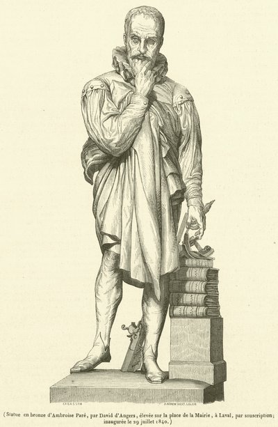 Statue en bronze d
