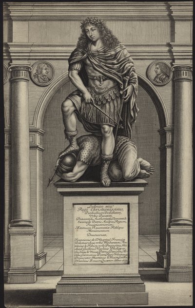 Statue du roi Louis XIII de France - French School