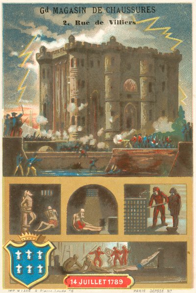 Prise de la Bastille, Révolution française - French School