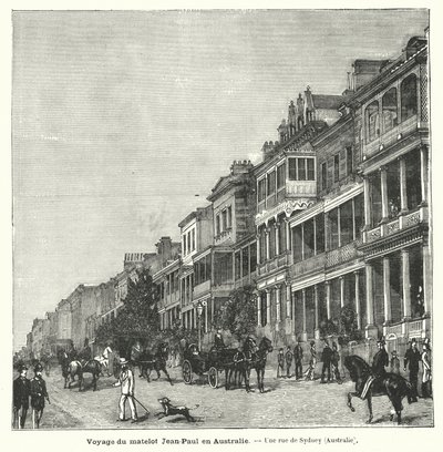 Rue à Sydney, Nouvelle-Galles du Sud, Australie - French School