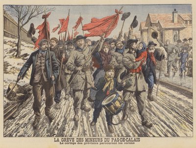 Grève des mineurs du Pas-de-Calais, France - French School