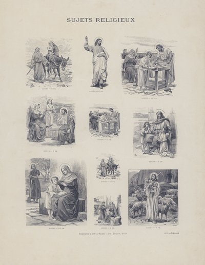 Sujets Religieux - French School