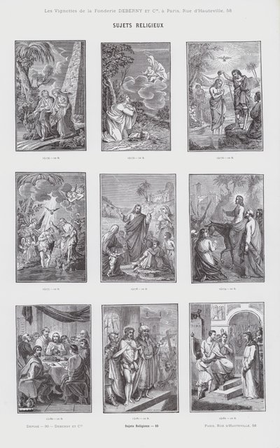 Sujets Religieux - French School