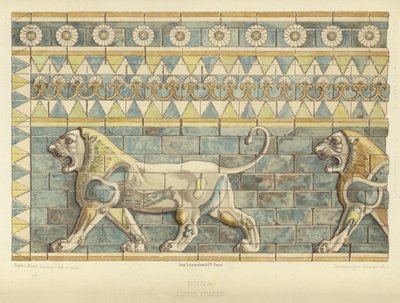 Suse, Frise des lions - French School