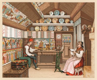 Costume suédois - French School