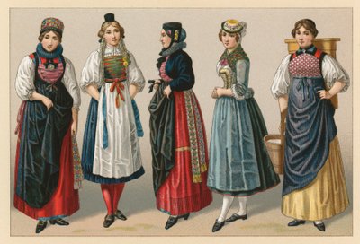 Costume suisse - French School