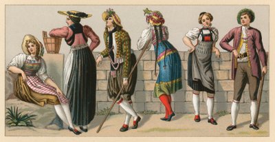 Costume suisse - French School