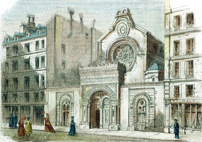 Synagogue de la rue de la Victoire, Paris, c.1880 - French School
