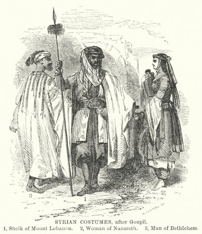 Costumes syriens - French School