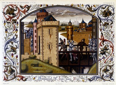 Tanguy du Châtel assassine Jean sans Peur au pont de Montereau - French School