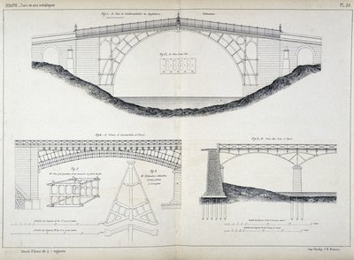 Dessins techniques des ponts d