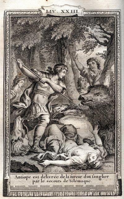 Télémaque délivre Antiope d