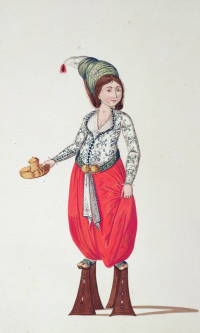 Les bains, période ottomane, troisième quart du XVIIIe siècle - French School