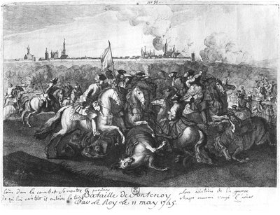 La Bataille de Fontenoy, 11 mai 1745 - French School