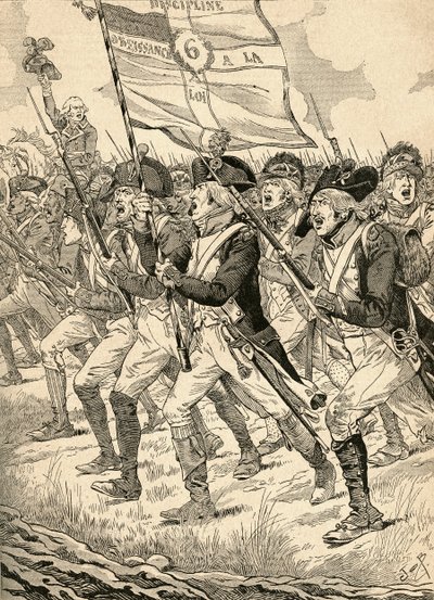 La bataille de Valmy - French School