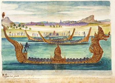 Les bateaux du roi du Siam, d