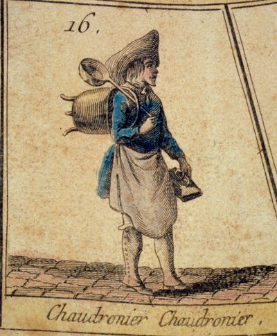 Le chaudronnier (détail) - French School