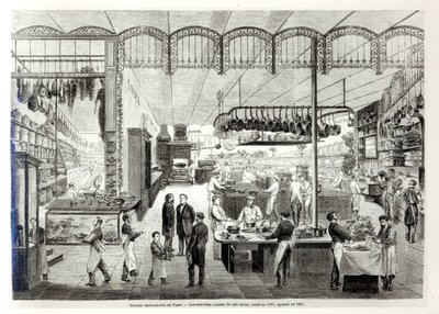 Les nouvelles cuisines du Café Riche, 1866 - French School