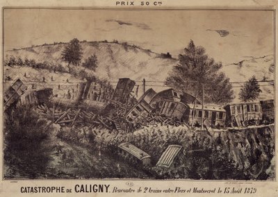 La catastrophe de Caligny : Collision de deux trains entre Flers et Montsecret, 15 août - French School