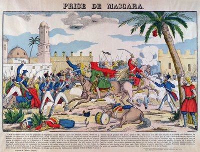 La Capture de Mascara par les Français commandés par Bertrand Clauzel en 1835 - French School