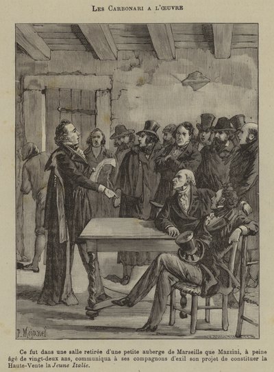 Les Carbonari au travail - French School