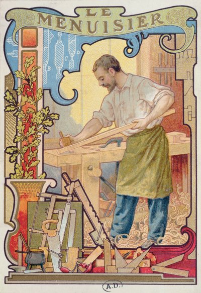 Le Charpentier, illustration d