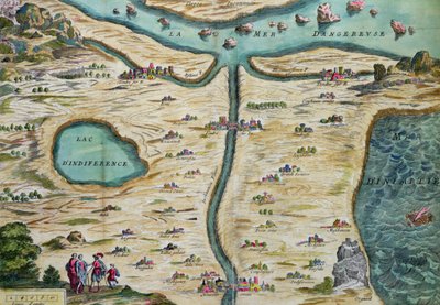 La Carte du Tendre, une carte d