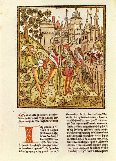 La Cité de Dieu et la Cité de ce Siècle, de La Cité de Dieu, 1486-87 - French School