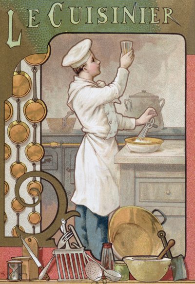 Le Cuisinier, vers 1899 - French School