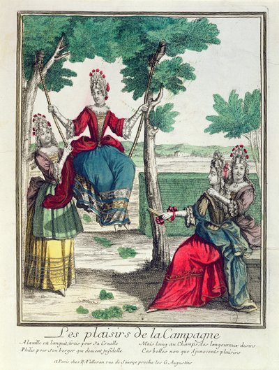 Les Plaisirs de la campagne, 2e moitié du XVIIe siècle - French School